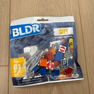 BLDR City Accessory Pack 73 Pcs Building Bricks Set Jazwares 0233 New